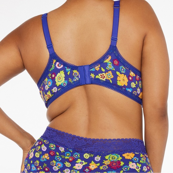 💗SAVAGE X FENTY COTTON BRALETTE INDIGO BLOOM - Picture 8 of 9